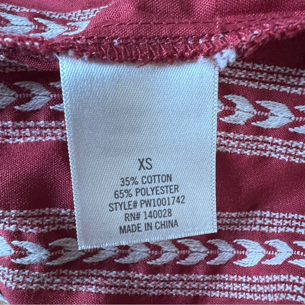 Harper Top Button Down Puff Sleeve Embroidered Bu… - image 3